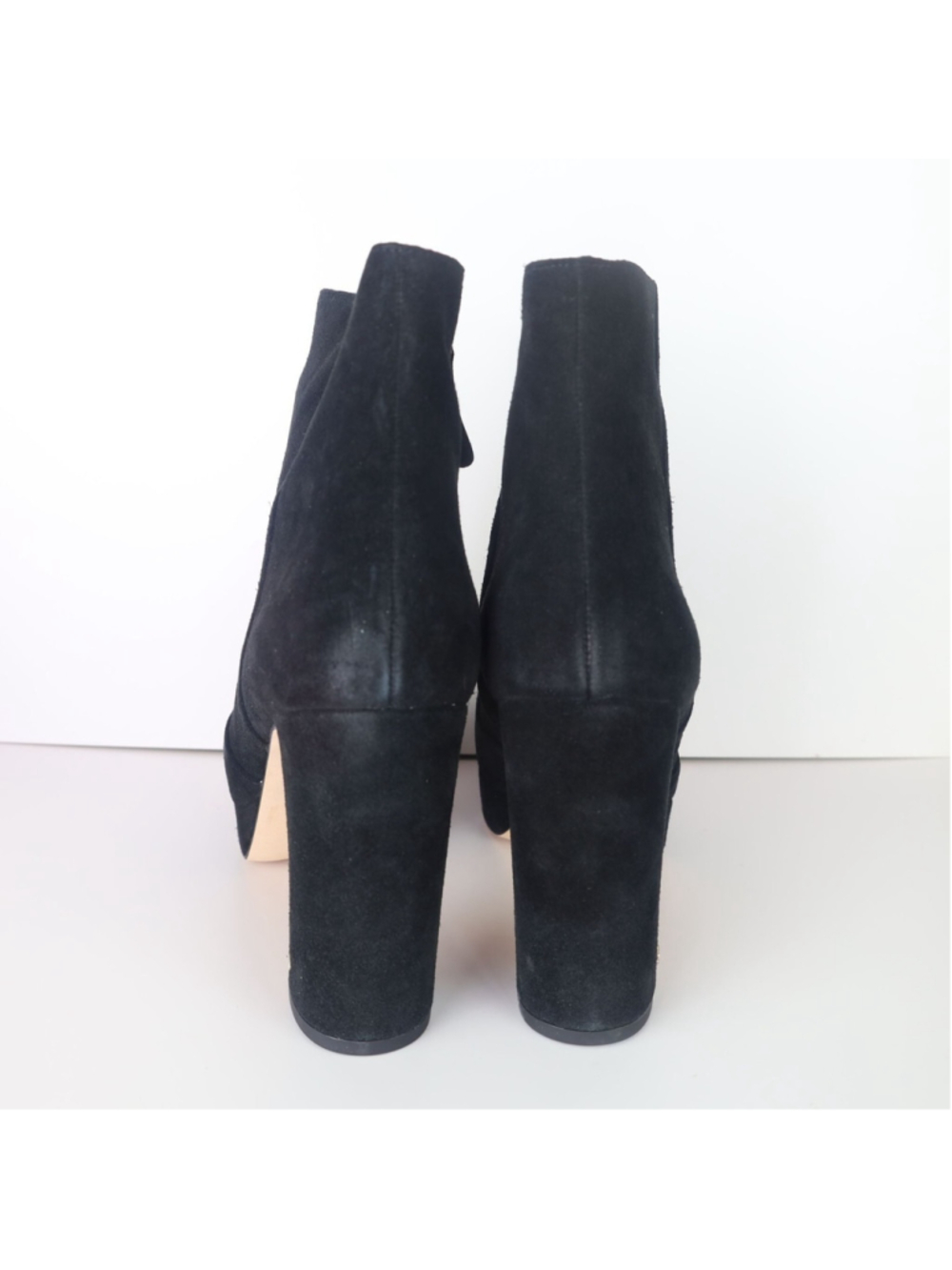 Kate Spade NY Barrett Suede Heel Boots Black 10 - Picture 6 of 16